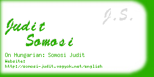 judit somosi business card